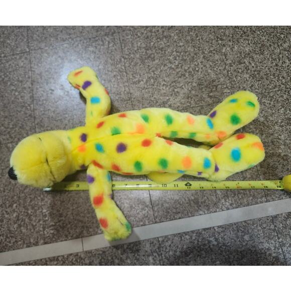 Dr. Seuss Put Me In The Zoo Yellow Polka Dot Spotted 15" Kohl's Cares Plush Dog - Picture 4 of 9